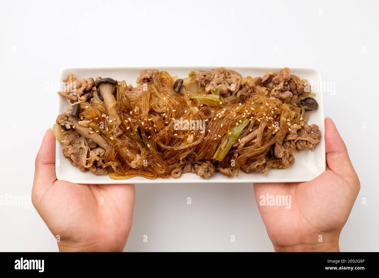 Soy sauce bulgogi on white background Stock Photo Alamy