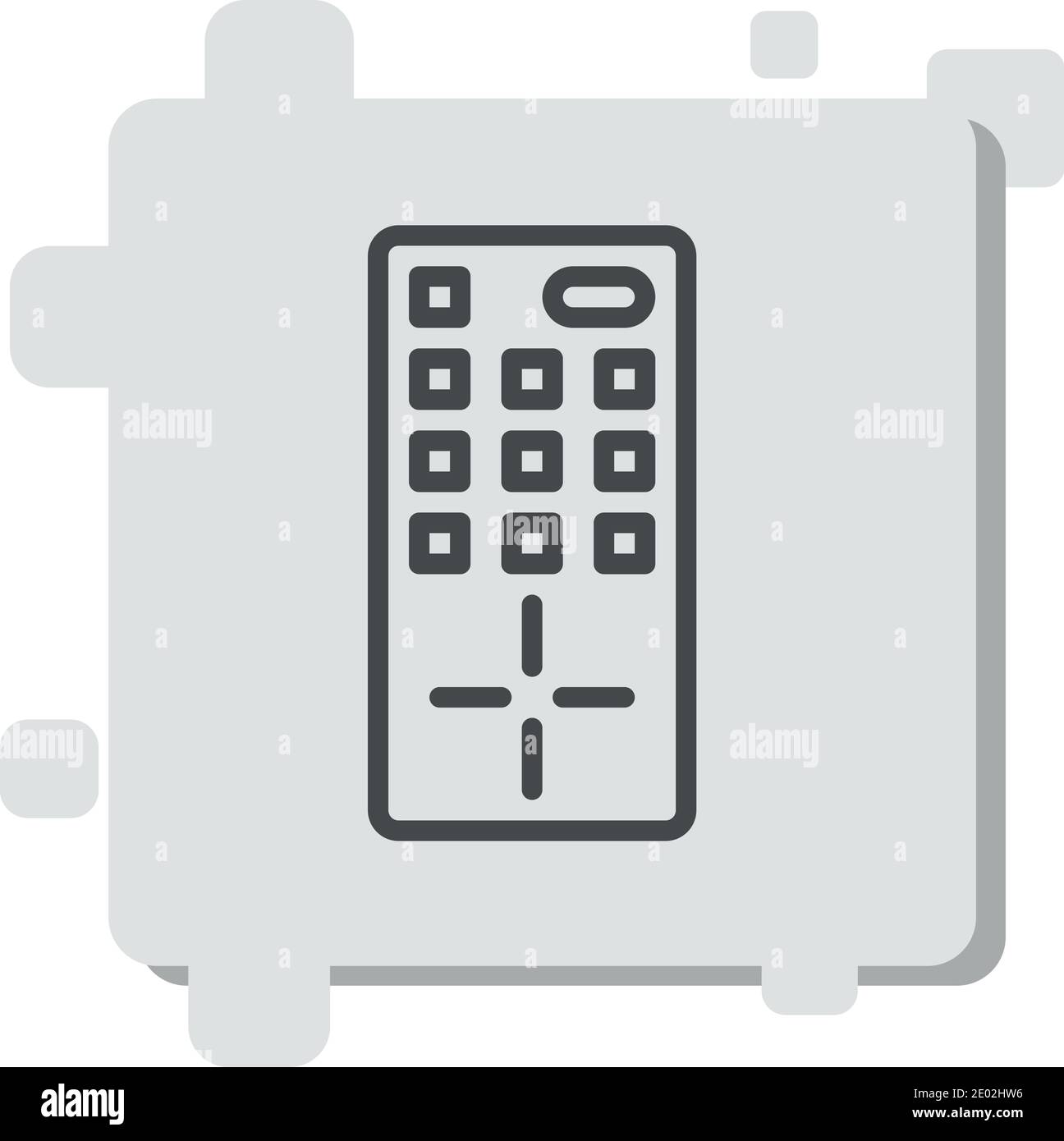 remote control vector icon modern simple vector illustration Stock Vector