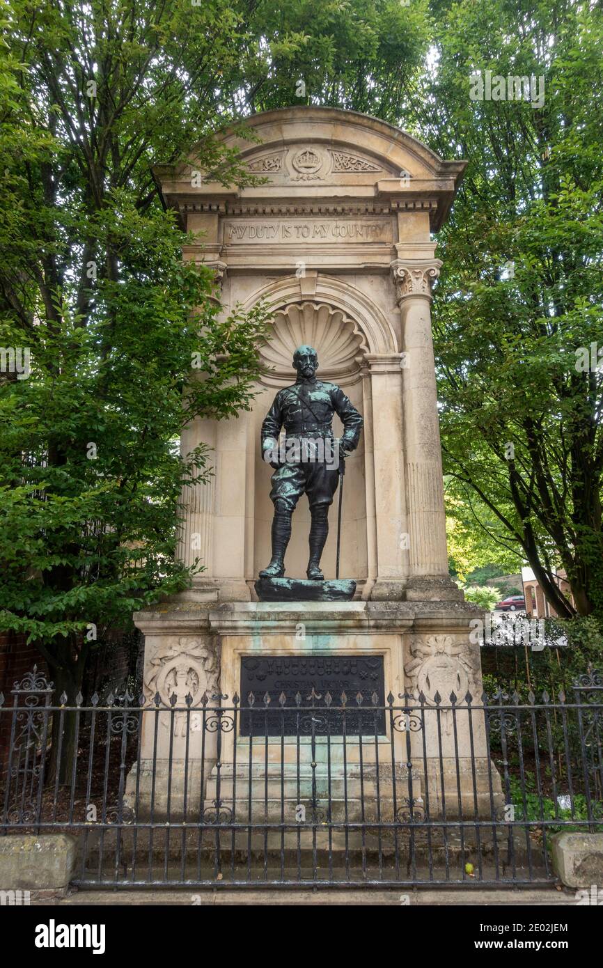 Prince Christian Victor of Schleswig-Holstein Monument by W Goscombe John in Windsor, Berkshire, UK. Stock Photo
