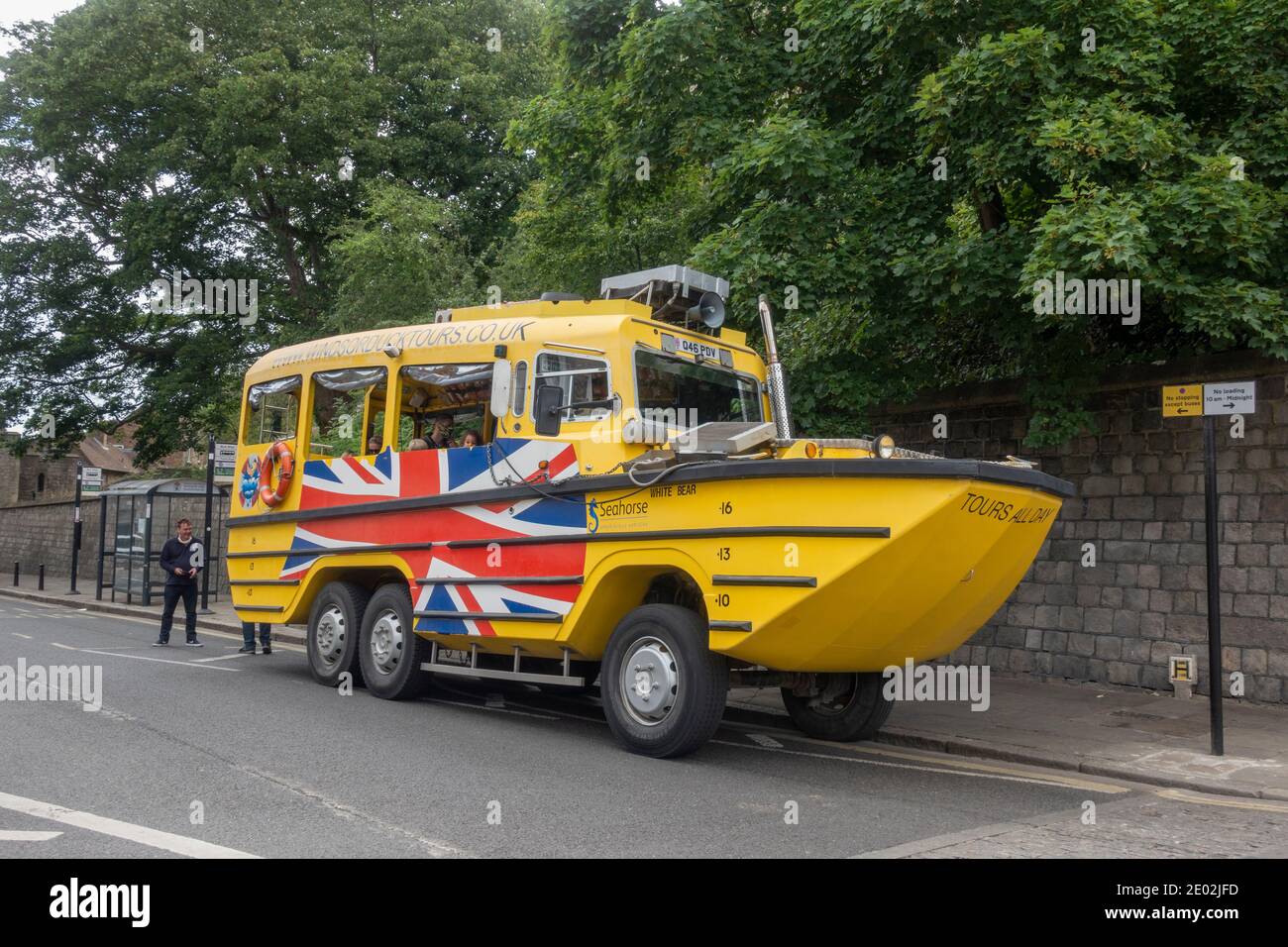 The Windsor Duck Tours "White Bear" DUKW tour boat Windsor, Berkshire