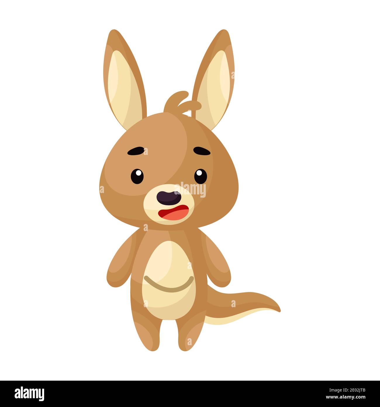 Cute Little Kangaroo On White Background Cartoon Animal Character For Kids Cards Baby Shower Posters B Day Invitation Clothes Stock Vector Image Art Alamy https www alamy com cute little kangaroo on white background cartoon animal character for kids cards baby shower posters b day invitation clothes image395897163 html