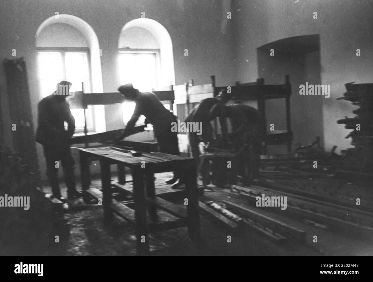 Furniture factory set up by the German Army in Dęblin Fortress Stock