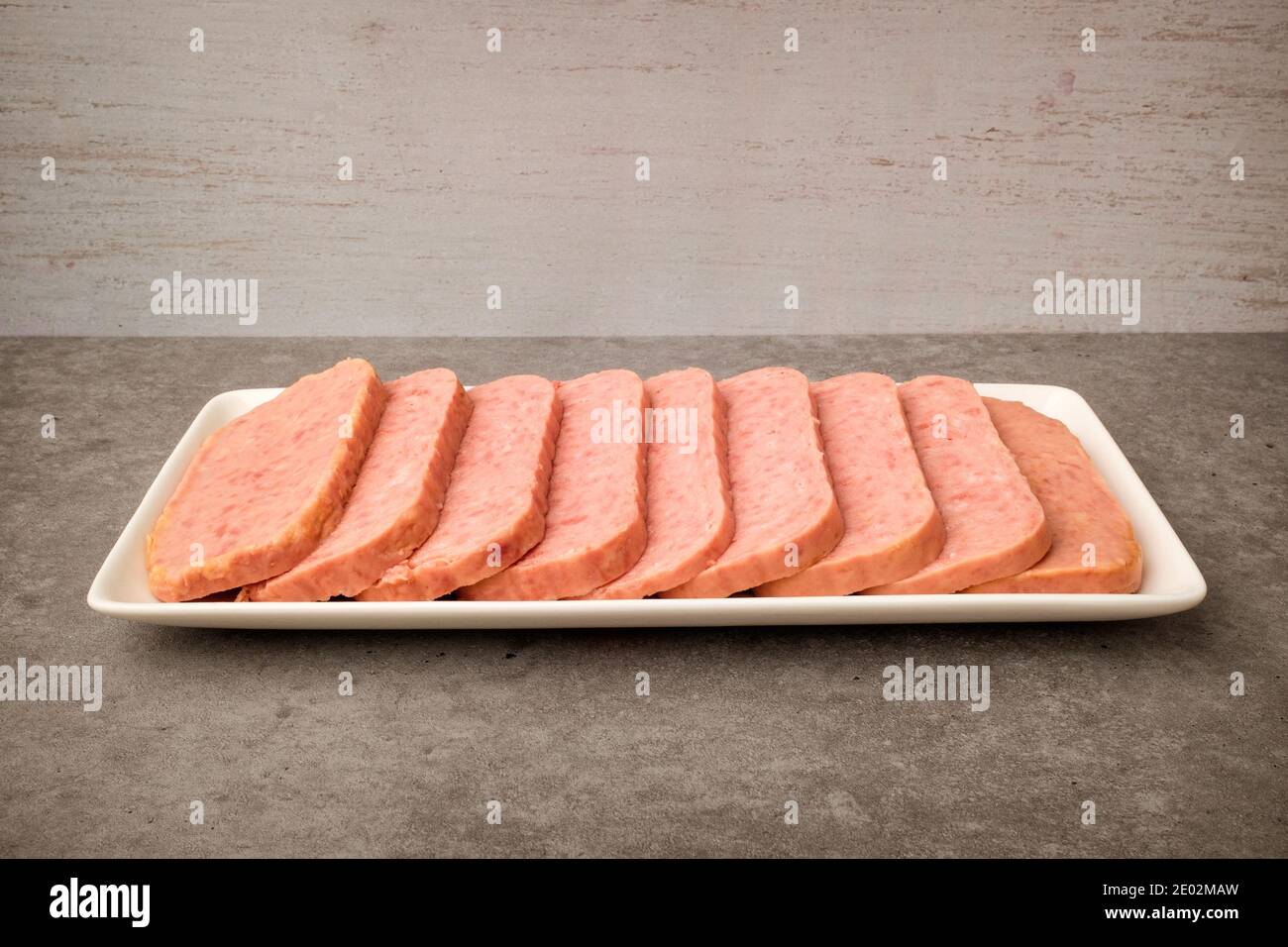 Food made by processing pork. Processed pork. Canned ham. Pork food
