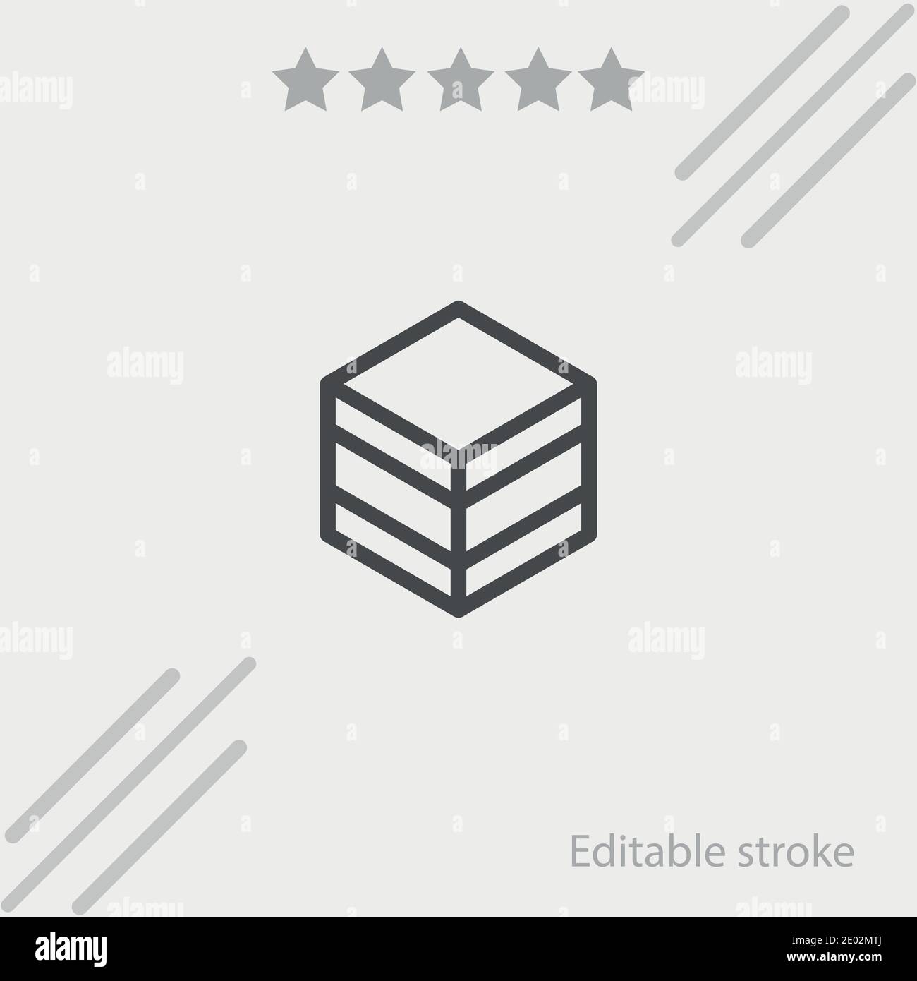 liquorice vector icon modern simple vector illustration Stock Vector