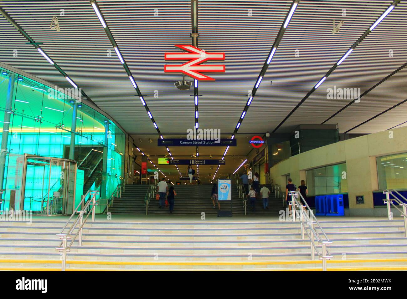 Cannon Street station entrance, also known as London Cannon Street is a