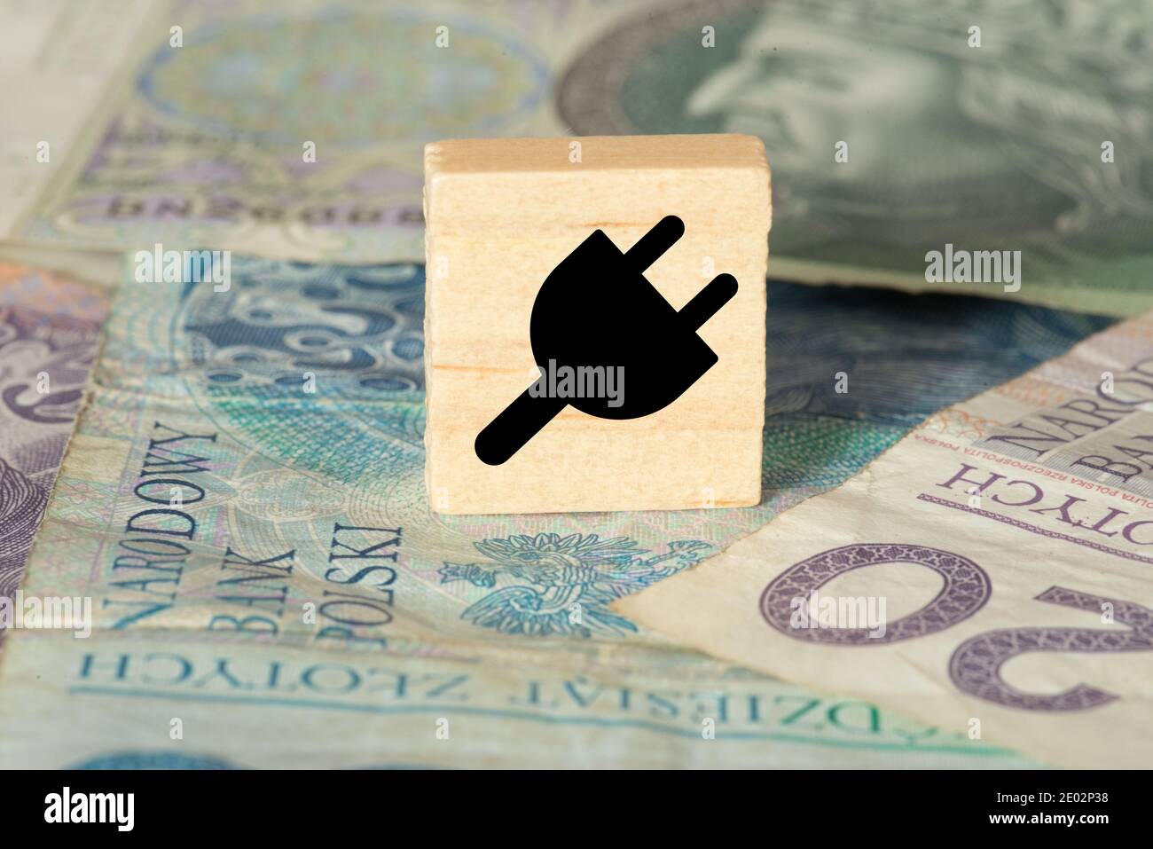Money Polish zloty and price of electricity in Poland Stock Photo Alamy