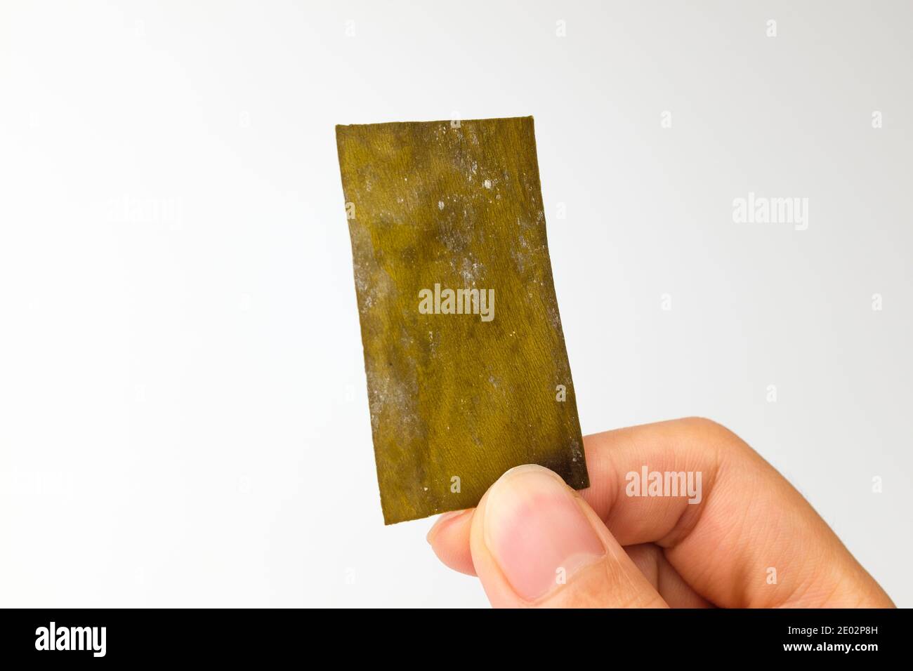 Dried seaweed. Cut and dried kelp. Edible seaweed Stock Photo Alamy