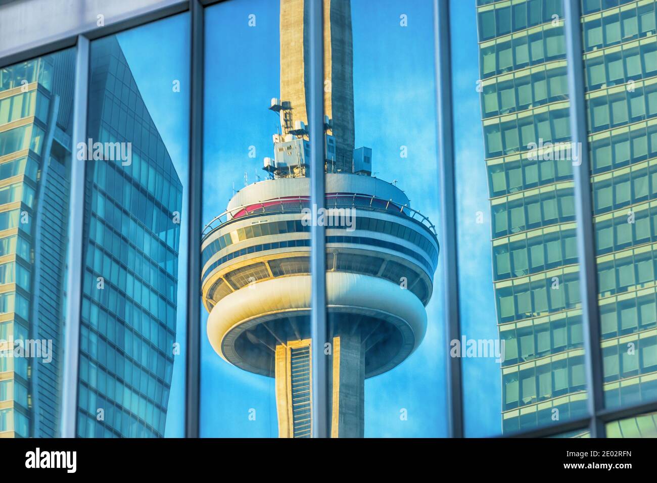 CN Tower closeup, Toronto, Canada Stock Photo Alamy