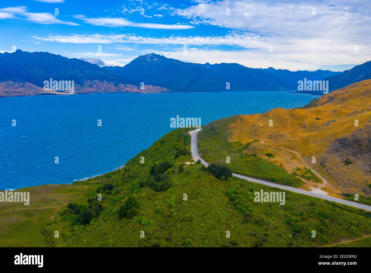 Lake Wanaka At South island of New Zealand Stock Photo - Alamy