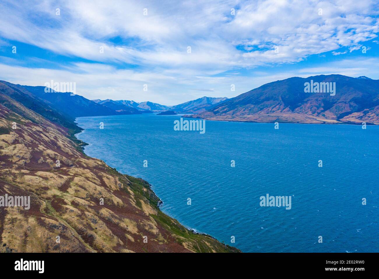 Lake Wanaka At South island of New Zealand Stock Photo - Alamy