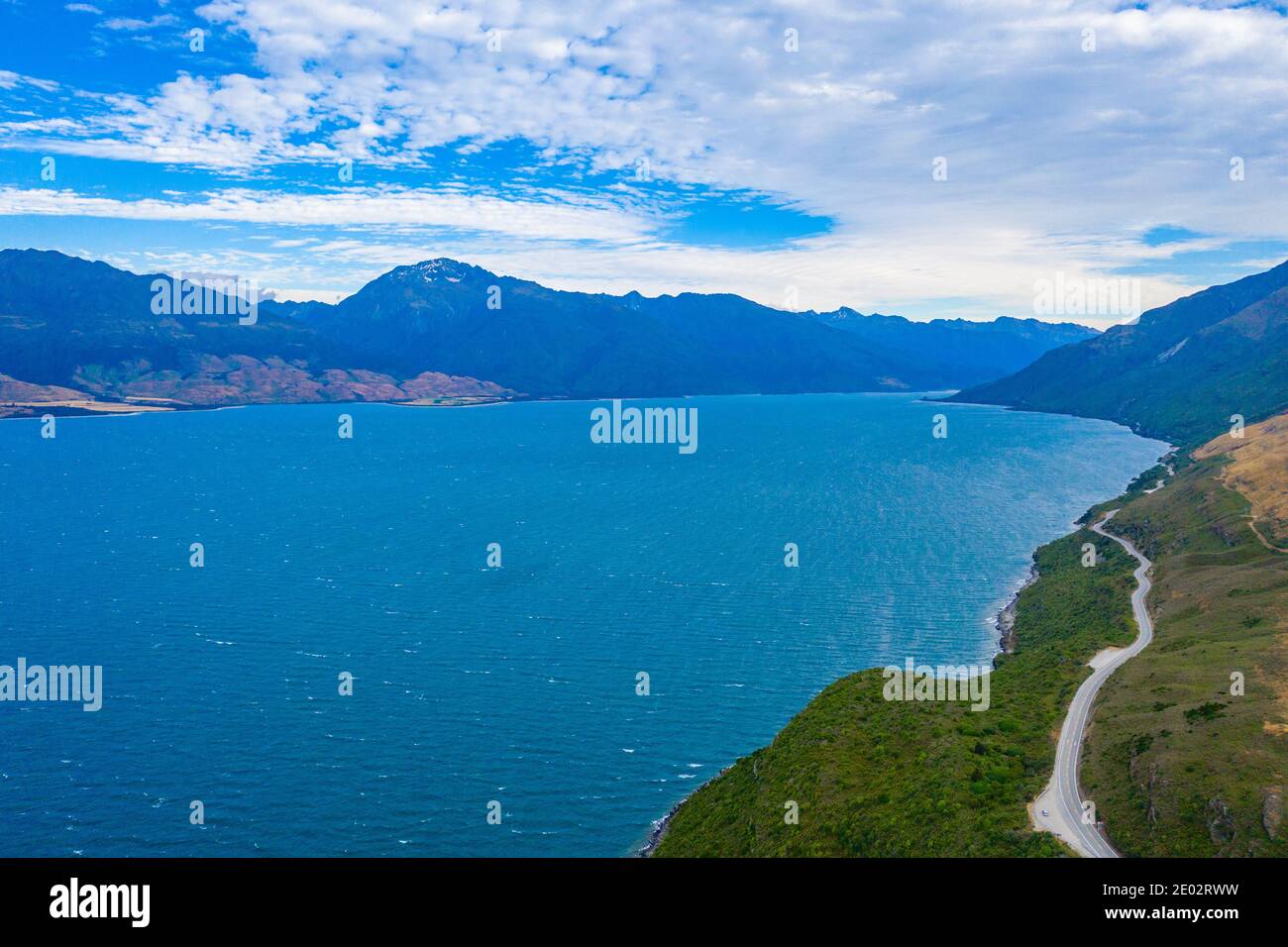 Lake Wanaka At South island of New Zealand Stock Photo - Alamy