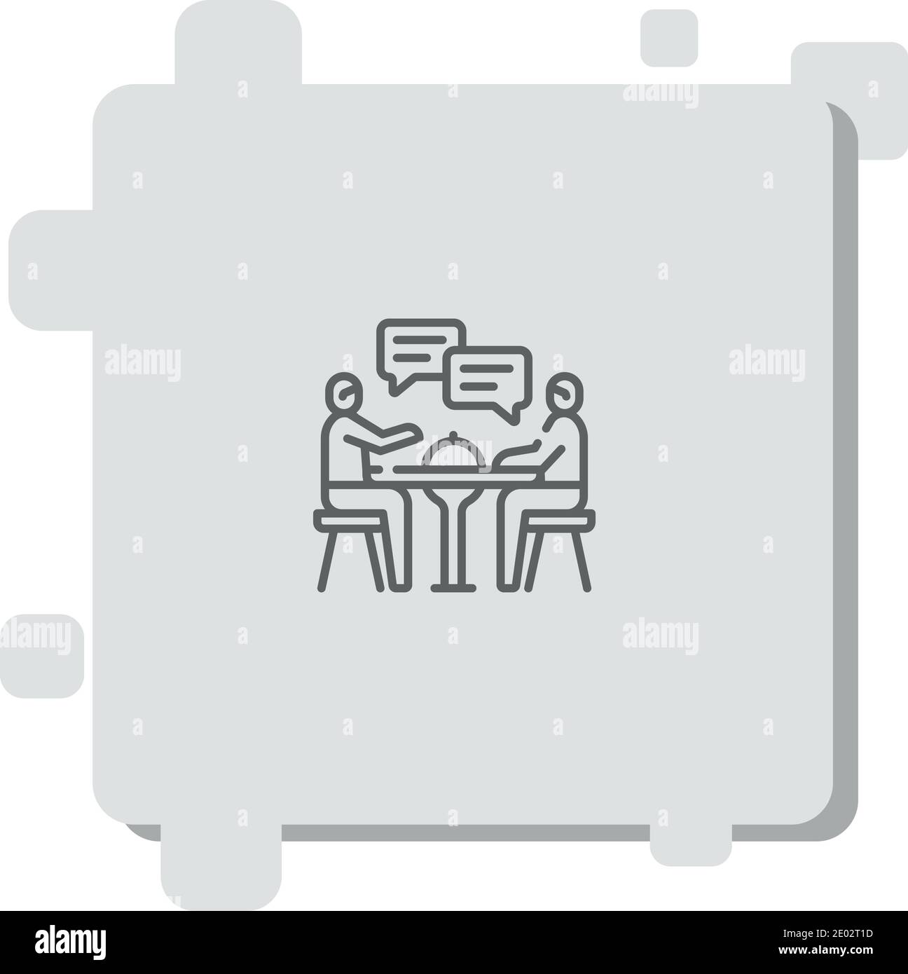 lunch vector icon modern simple vector illustration Stock Vector Image ...