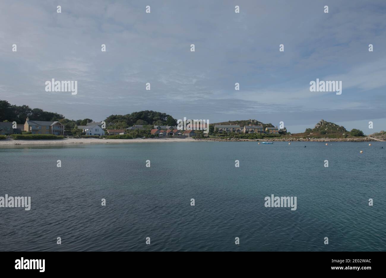 Coastal Settlement and Beach at Old Grimsby on the Island of Tresco in