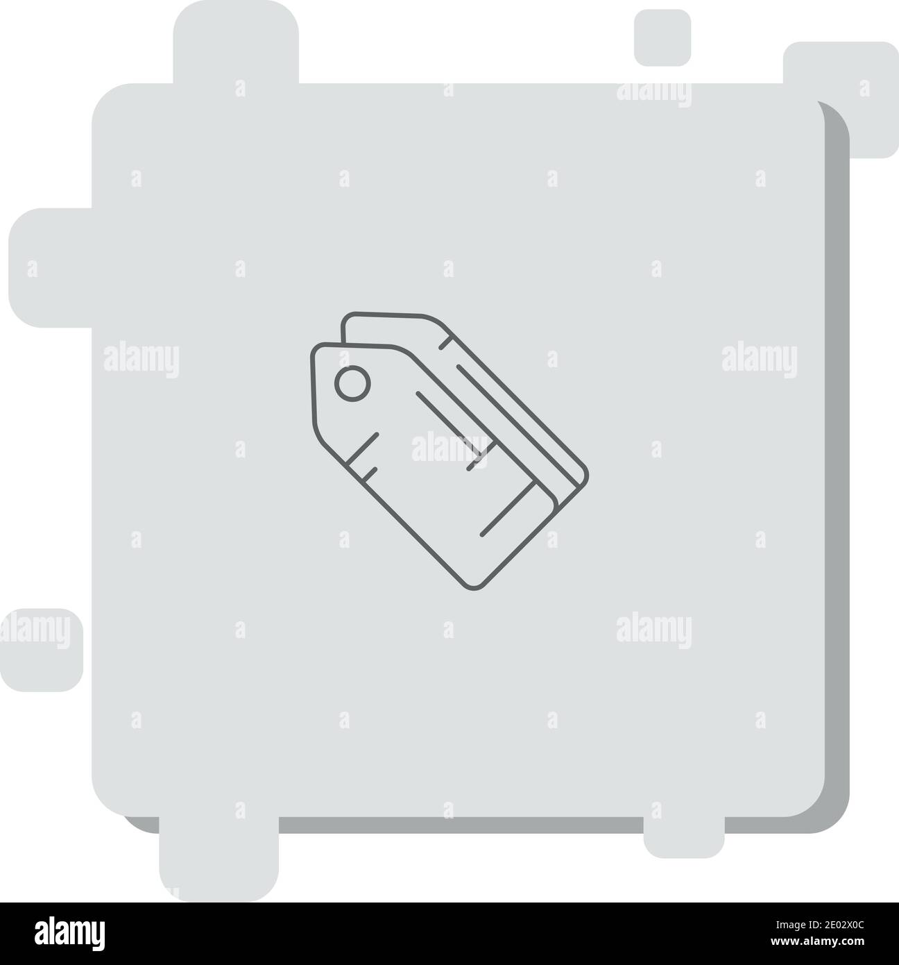 seo tags vector icon modern simple vector illustration Stock Vector