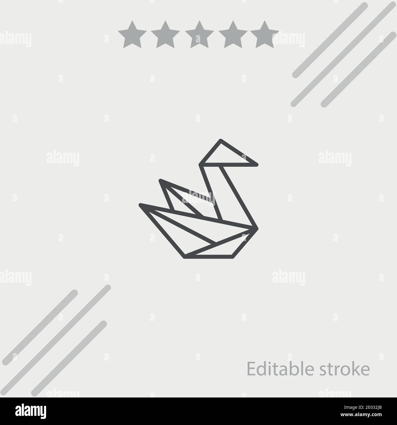 origami vector icon modern simple vector illustration Stock Vector ...