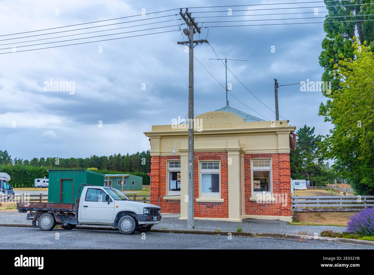 Fenton library at Ranfurly town situated on Central Otago Railway