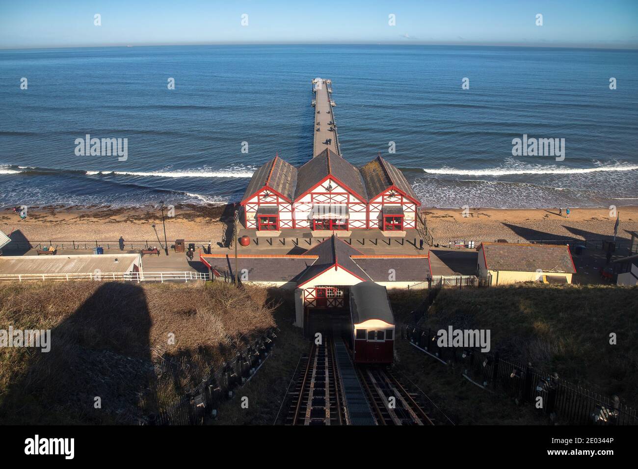Victorian pier saltburn sea in hires stock photography and images Alamy