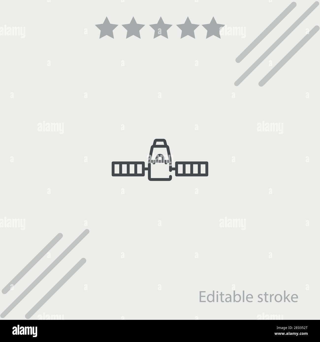 satellite vector icon modern simple vector illustration Stock Vector ...