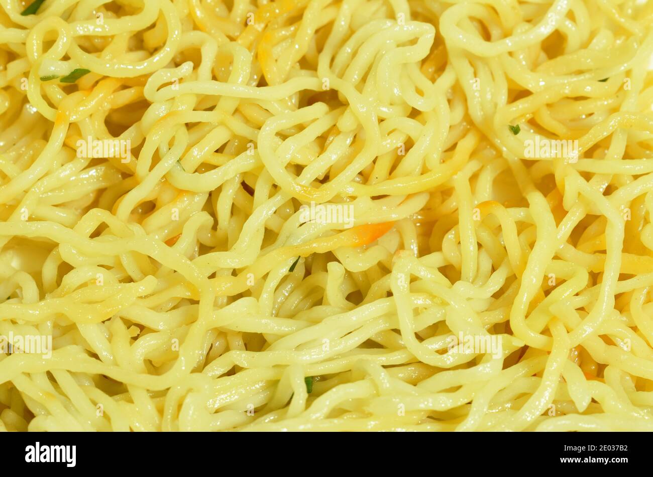 close up of dry Chinese yellow egg noodles background and texture Stock Photo Alamy