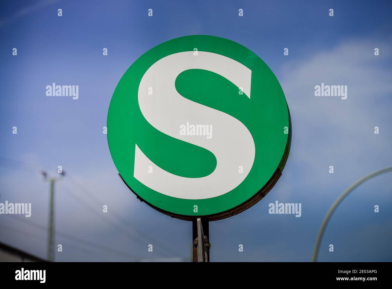 Signet S-Bahn, Berlin, Deutschland Stock Photo