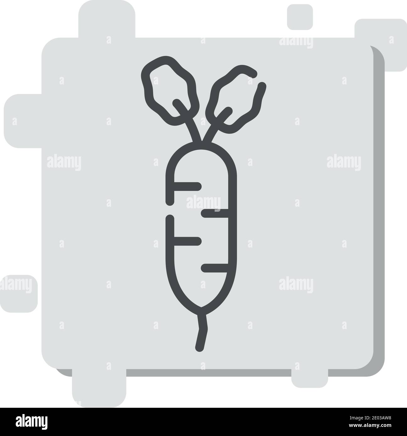 turnip vector icon modern simple vector illustration Stock Vector