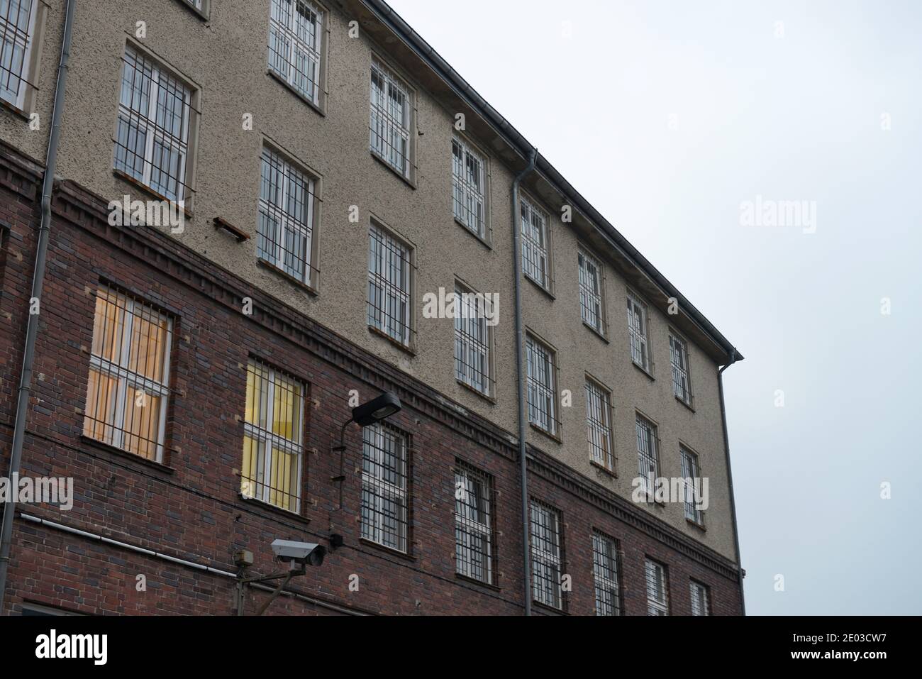 Verwaltungstrakt, Stasi-Gedenkstaette, Genslerstrasse, Hohenschoenhausen, Lichtenberg, Berlin, Deutschland Stock Photo