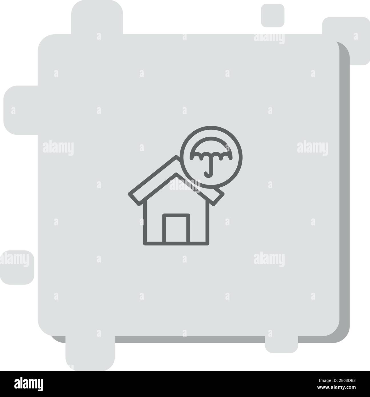 home insurance vector icon modern simple vector illustration Stock ...