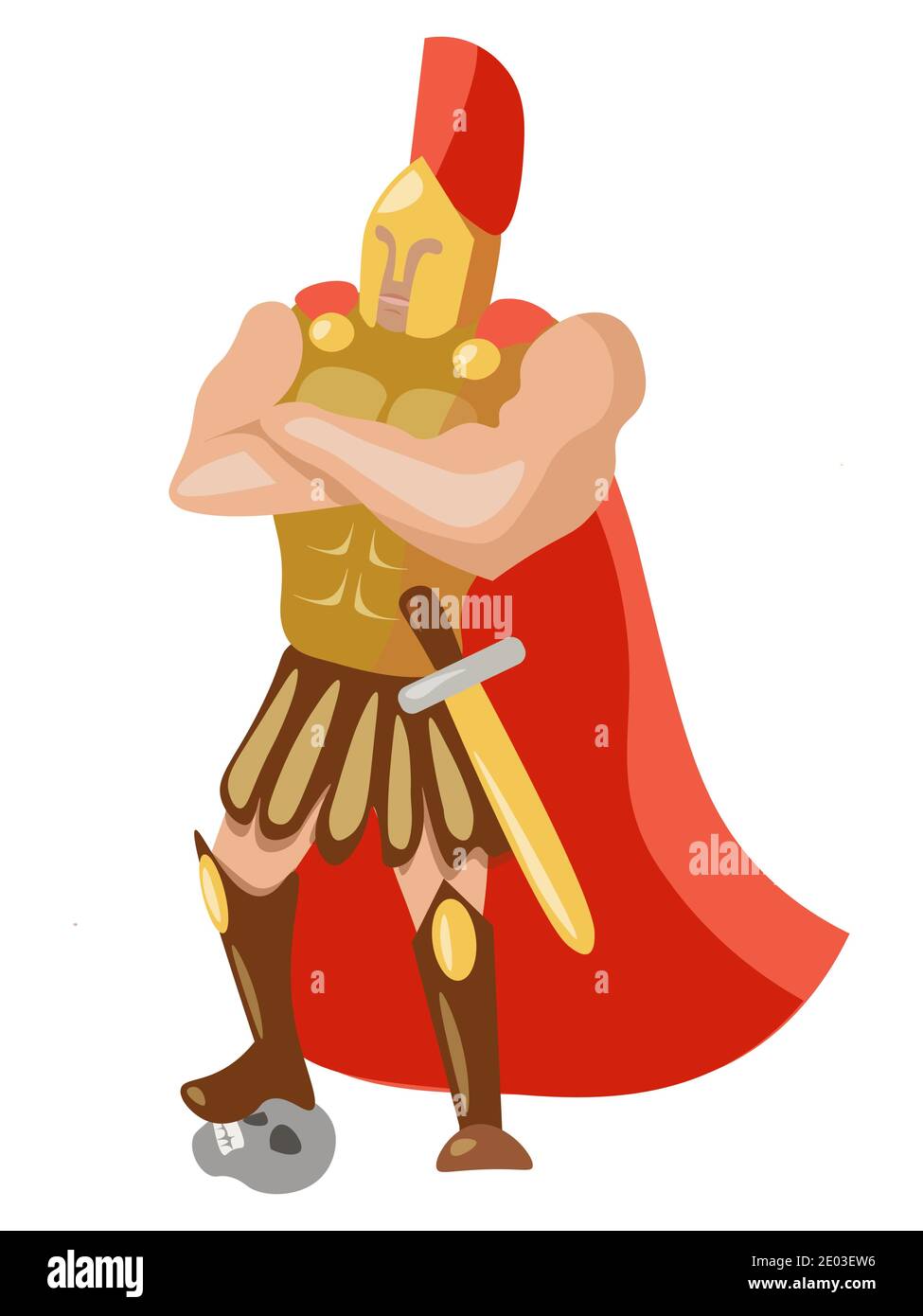 Olympic god of war Ares Stock Vector