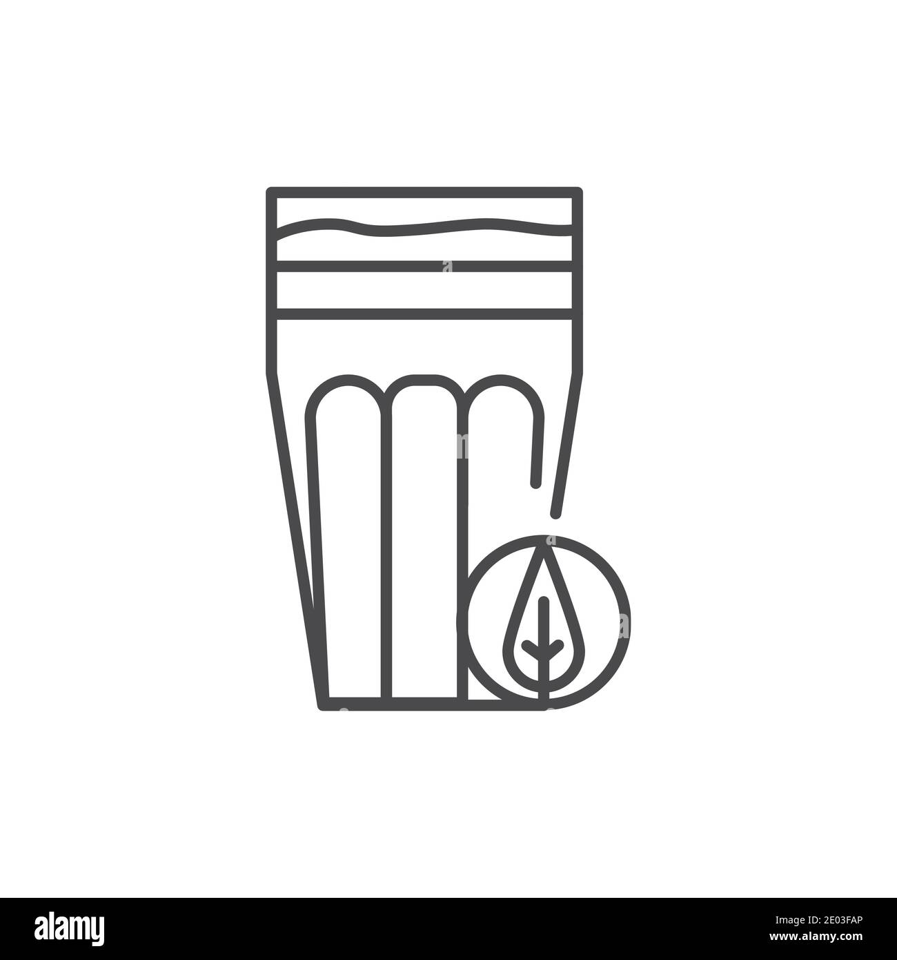 Matcha latte isolated Stock Vector Images - Alamy