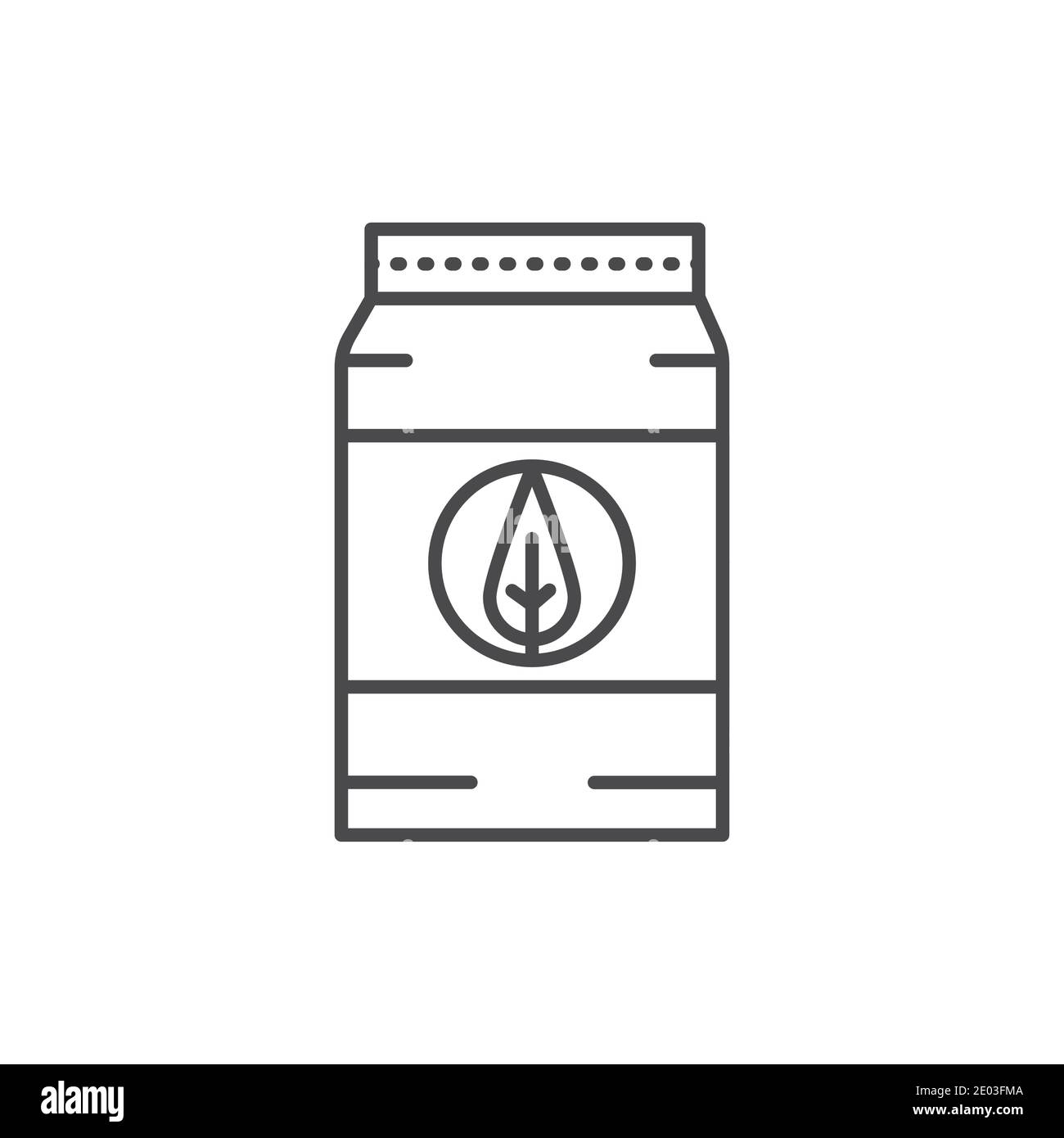 Packaging matcha color line icon. Pictogram for web page, mobile app ...