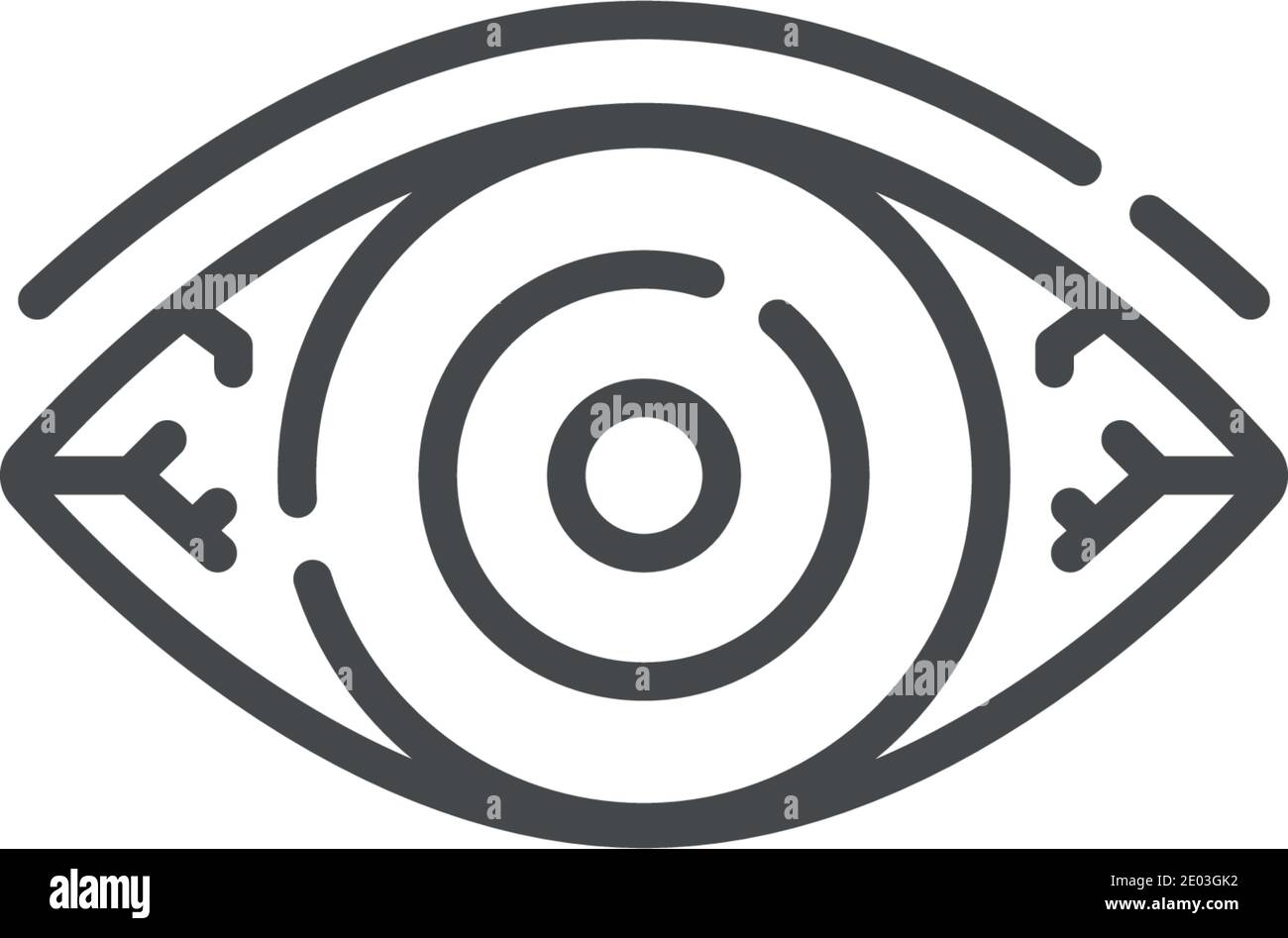 red eyes vector icon modern simple vector illustration Stock Vector ...