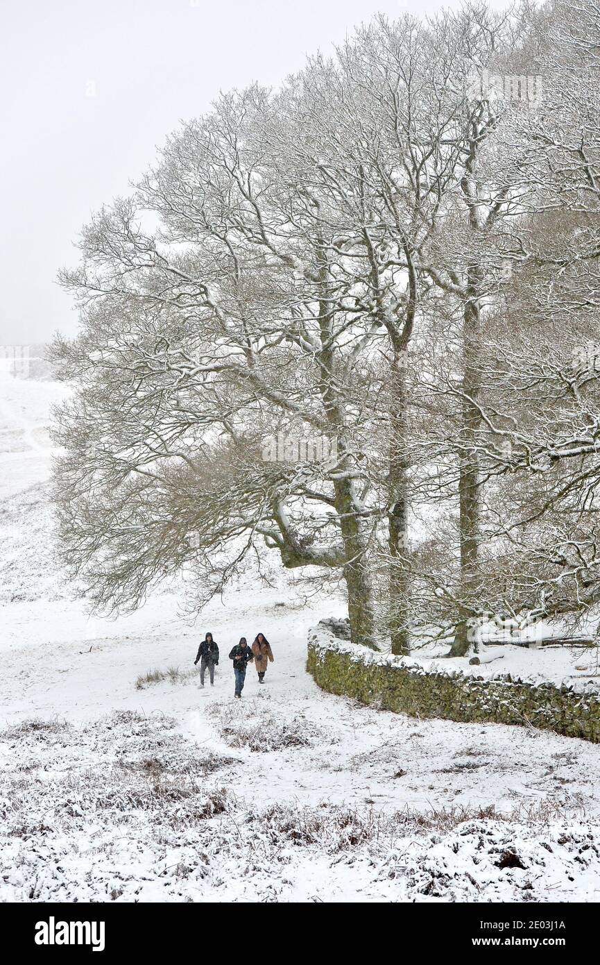 Leicester, Leicestershire, UK 29th Dec 2020. Uk Weather. Snow. Fun in