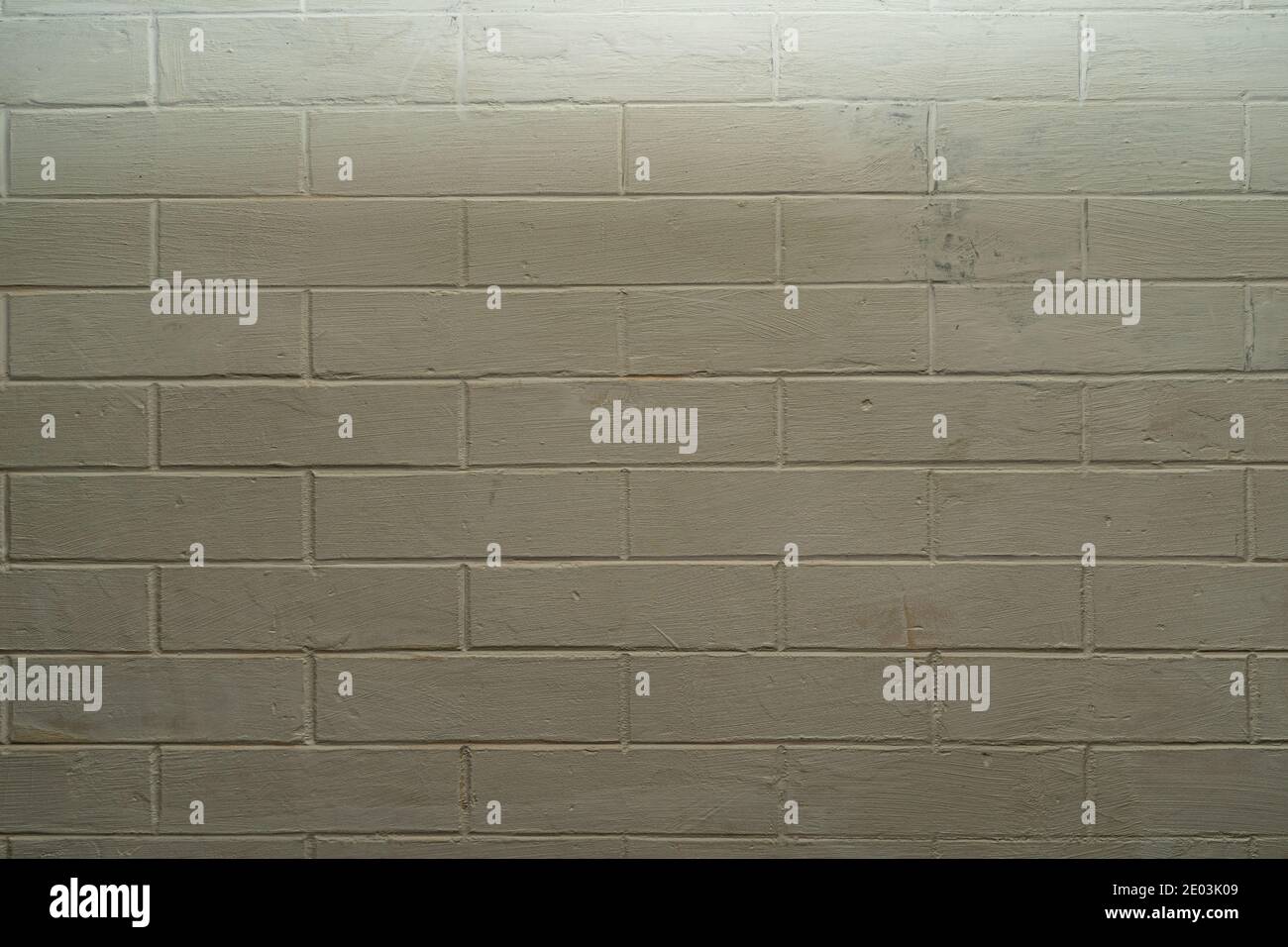 white brick wall may used as backgrounds. Stock Photo
