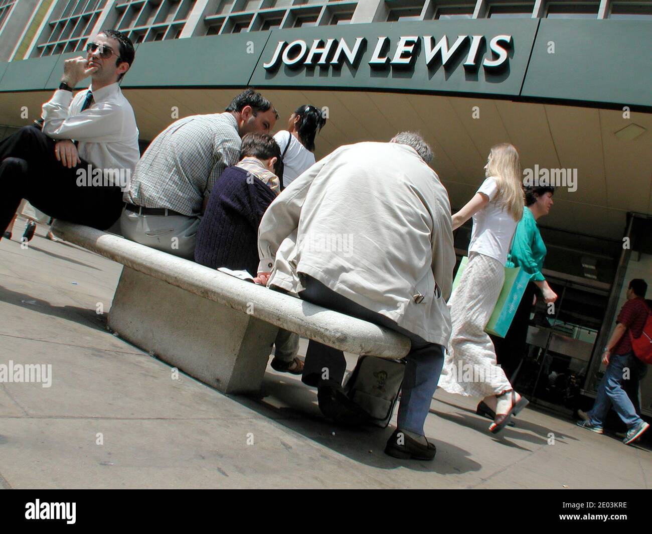 John Lewis  department store Oxford street London Stock Photo
