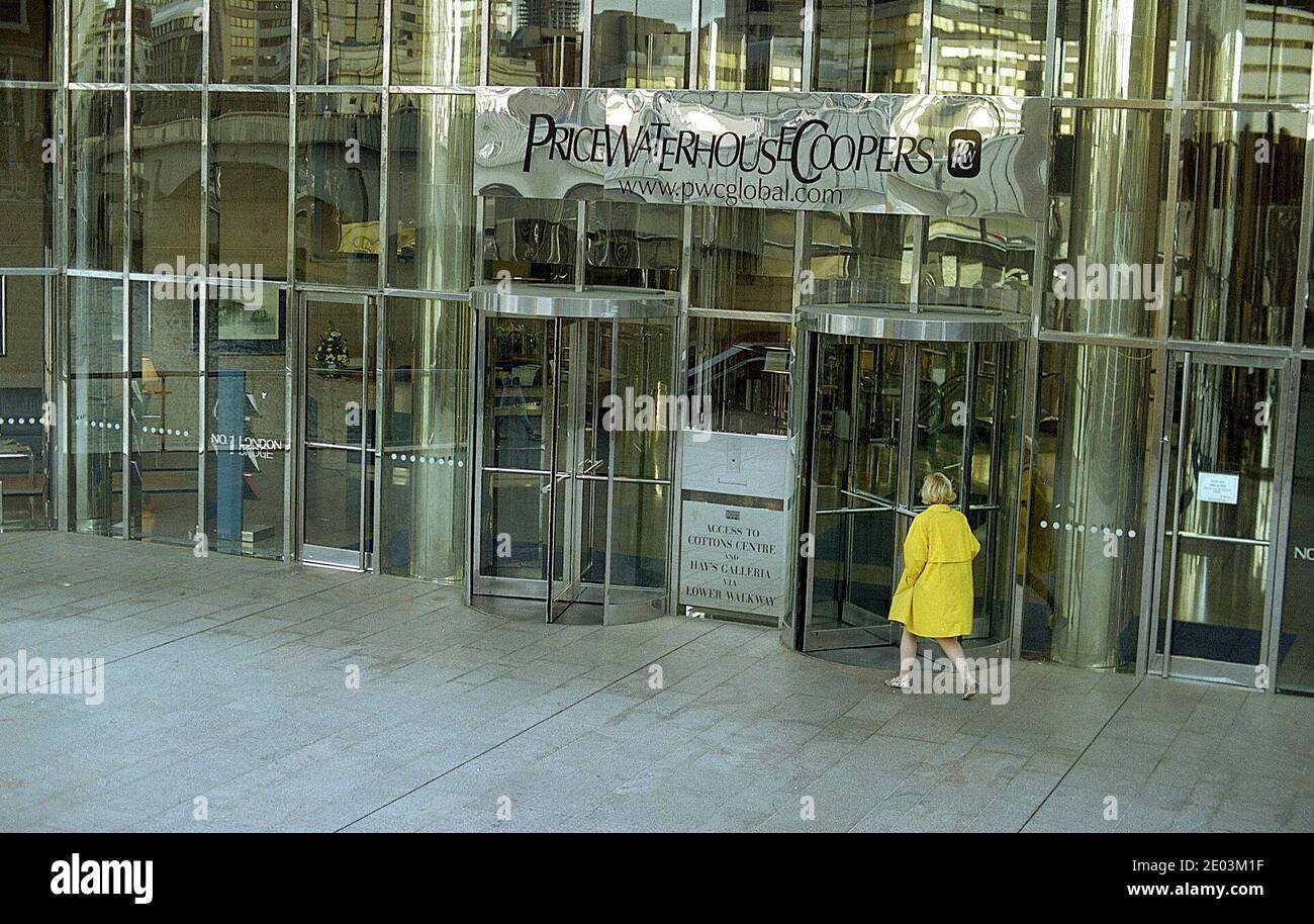 Price Waterhouse Coopers London bridge, considered one of the Big Four