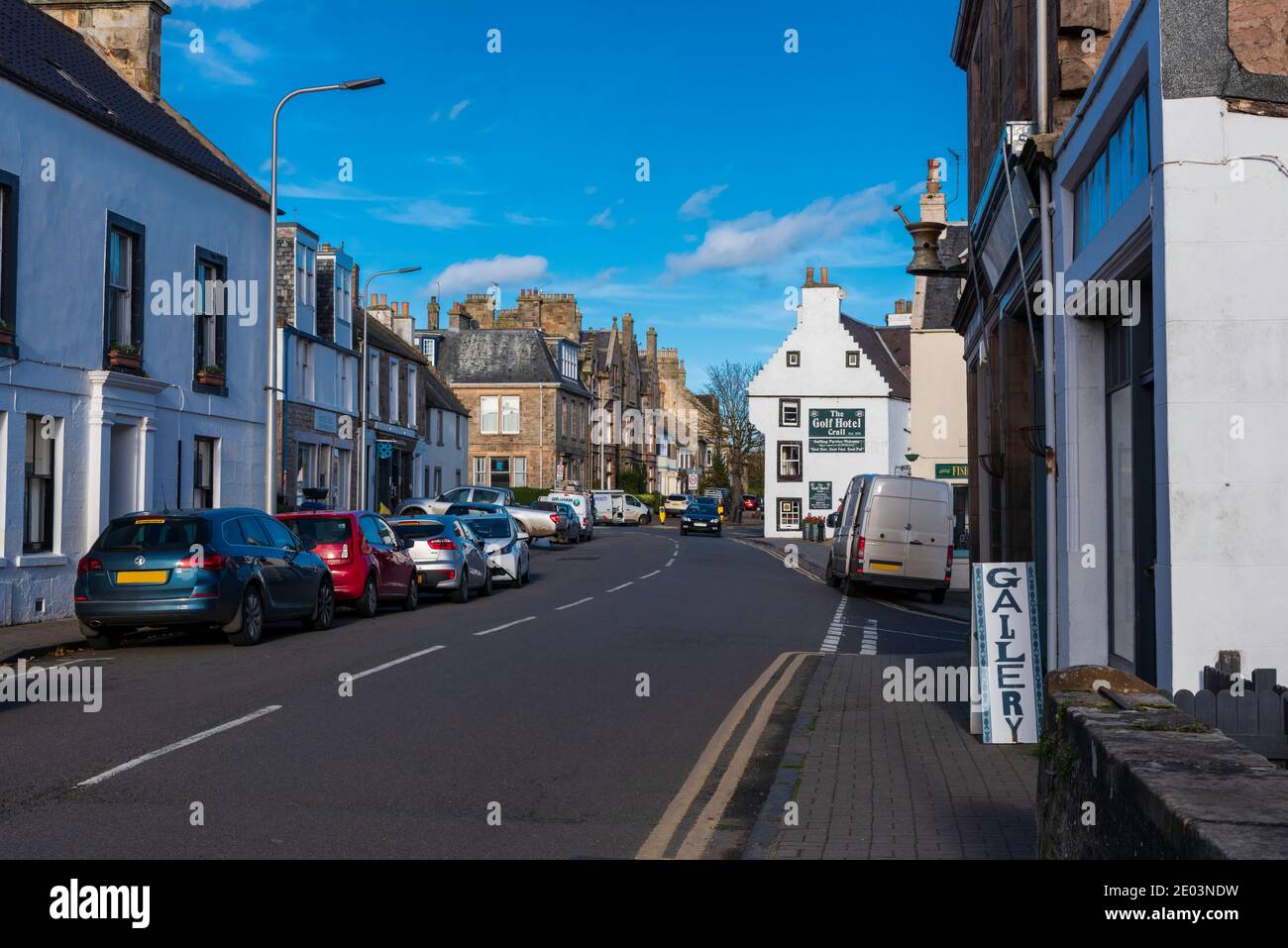 This is the East Neuk village of Crail in the county of Fife, Scotland, UK Stock Photo