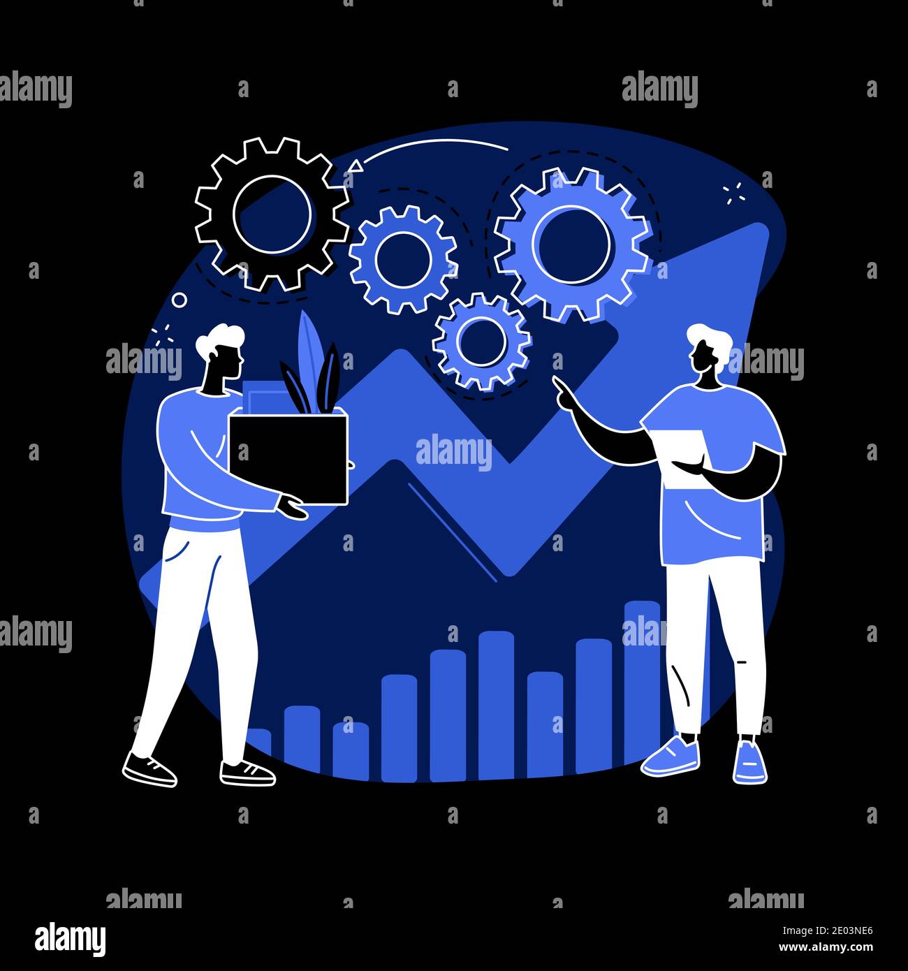 Black night workers Stock Vector Images - Alamy