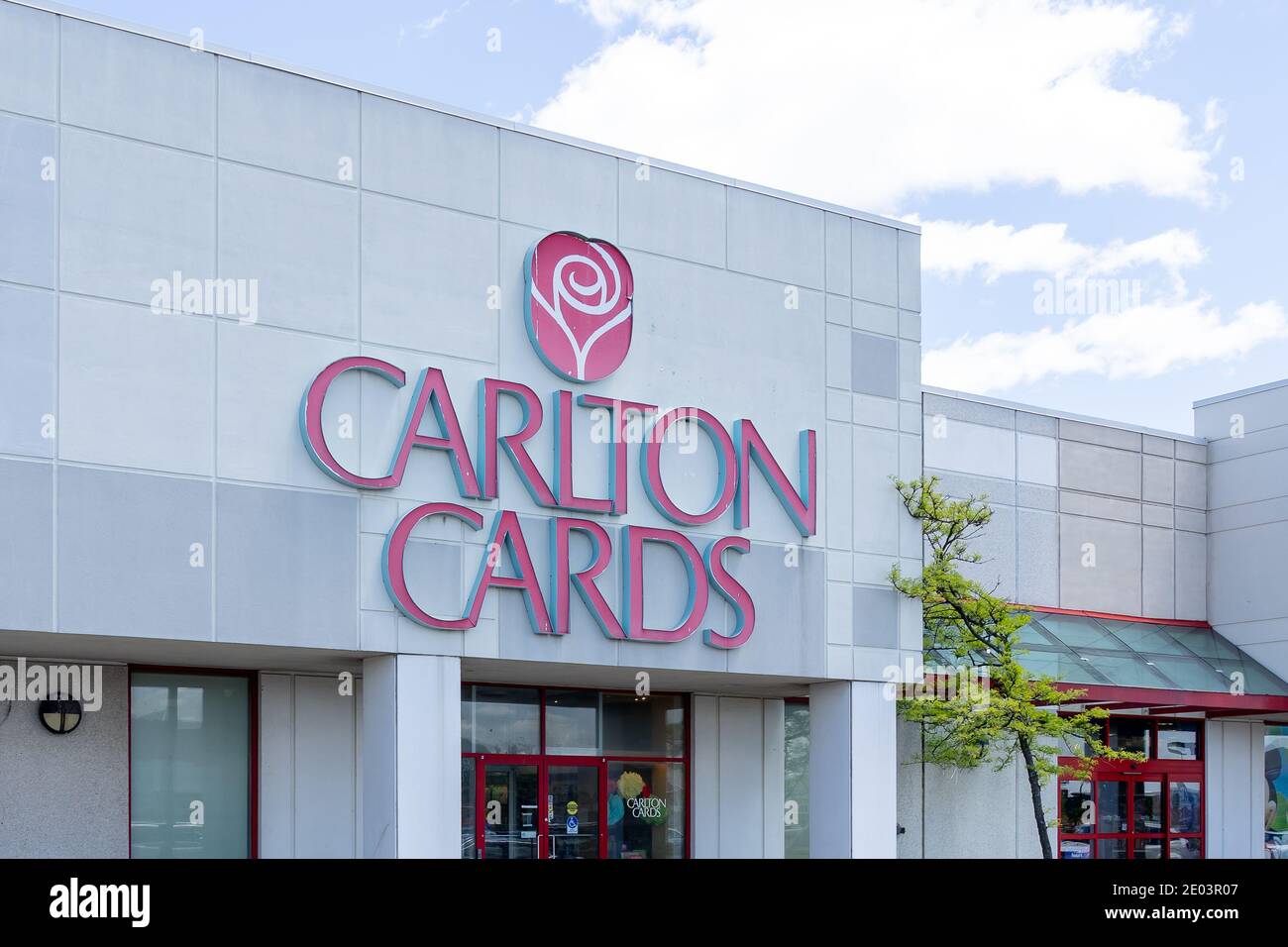 Toronto, Canada - June 3, 2019: Carlton Cards store in Toronto Canada. Stock Photo