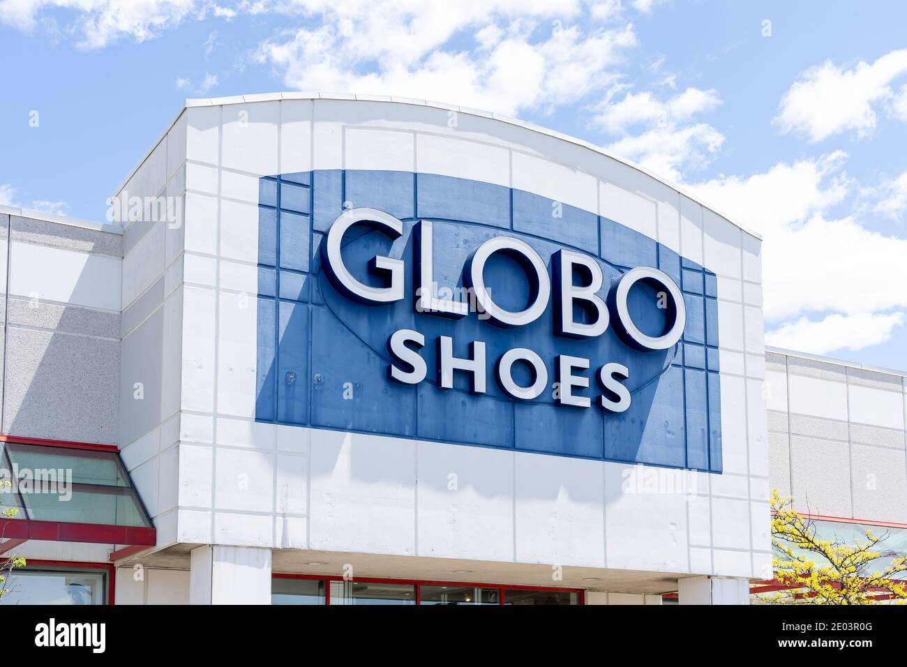 Toronto, Canada - June 3, 2019: Globo Shoes store in Toronto. Stock Photo