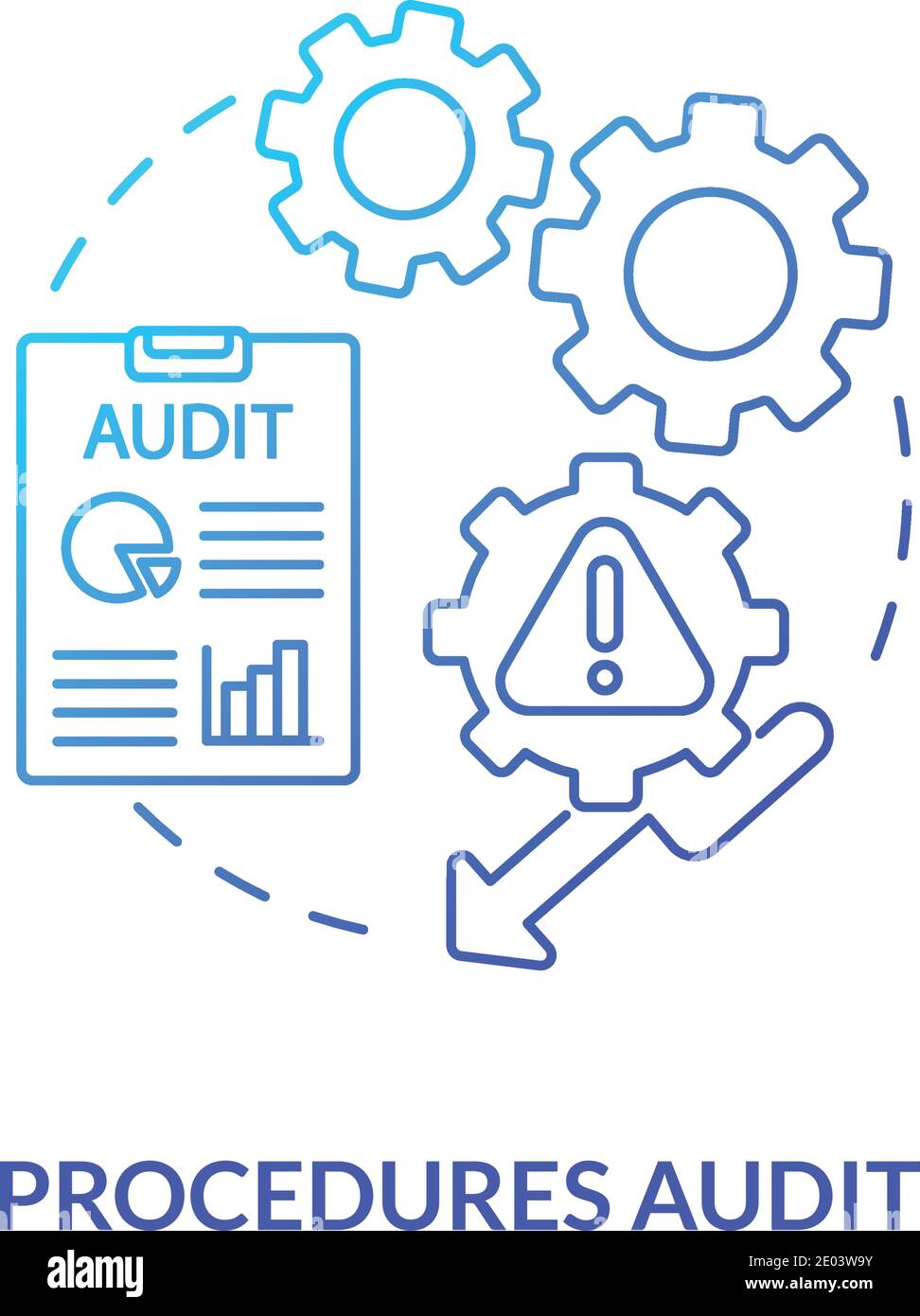 Procedures audit concept icon Stock Vector Image & Art Alamy