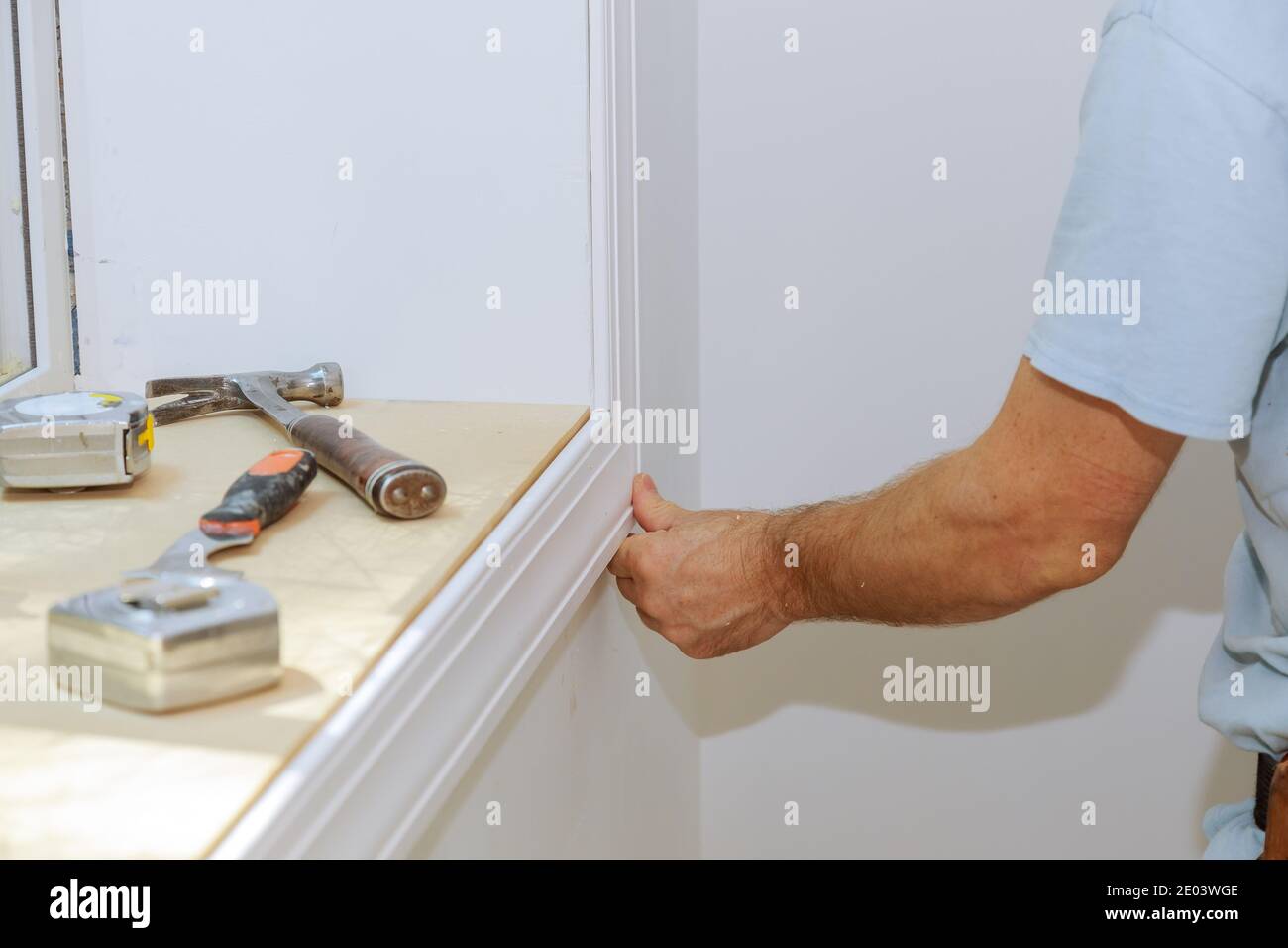 Installing doors hires stock photography and images Alamy