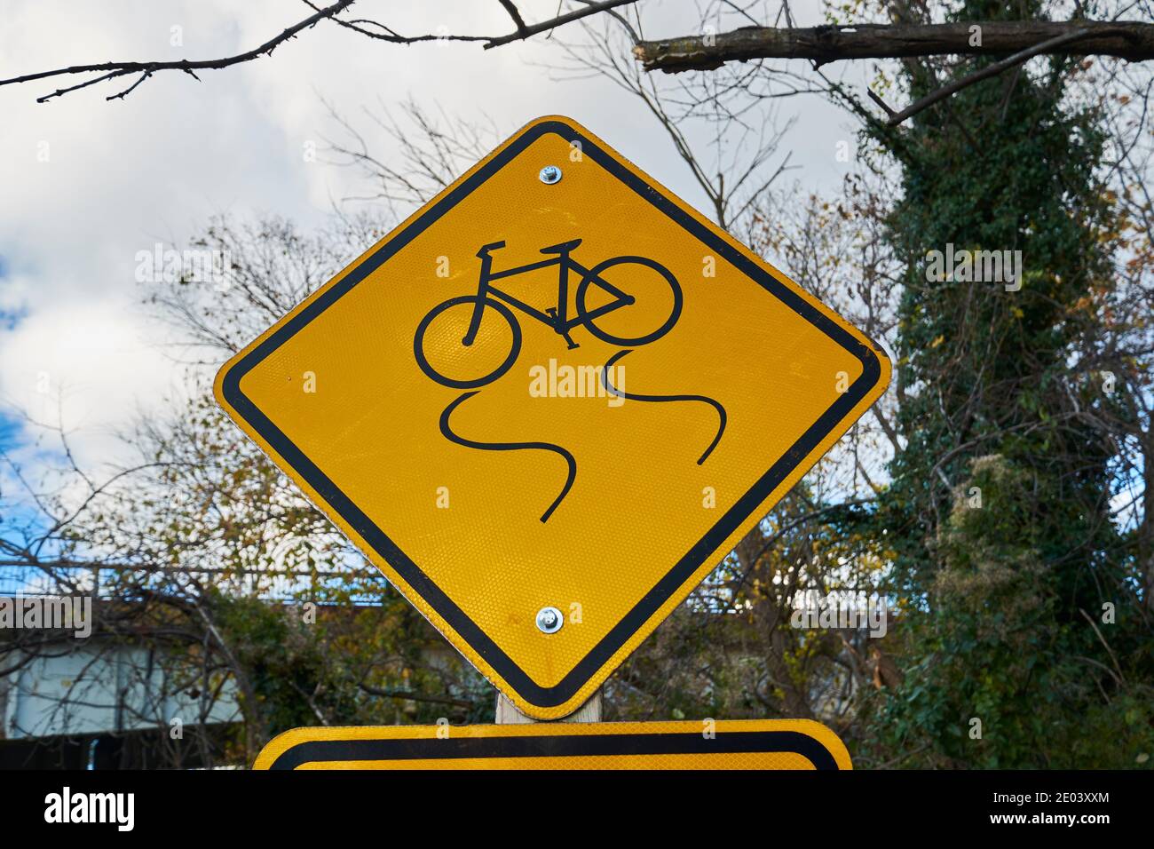 Yellow Diamond-Shaped Warning Road Signs