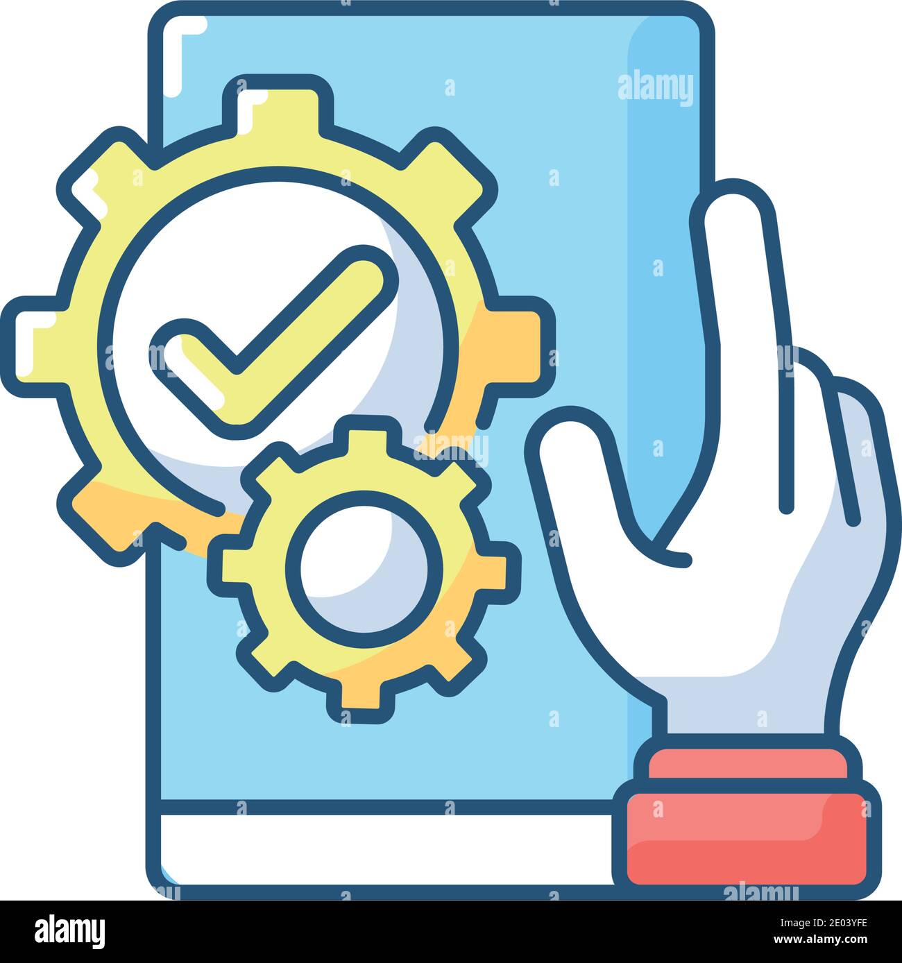 Useful RGB color icon Stock Vector