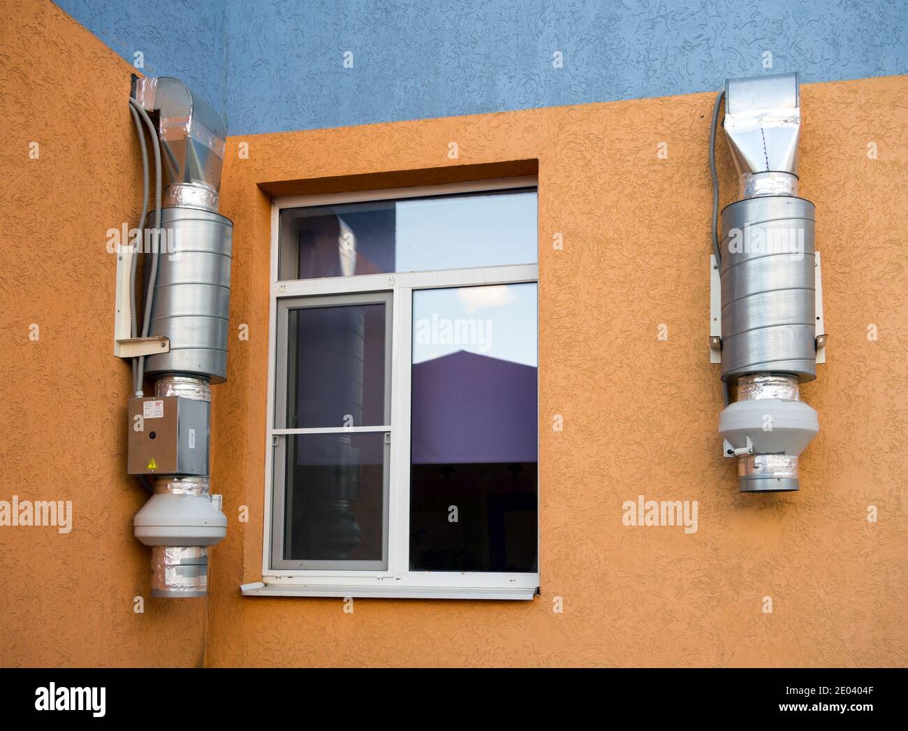Apartment ventilation system in a highrise building Stock Photo Alamy