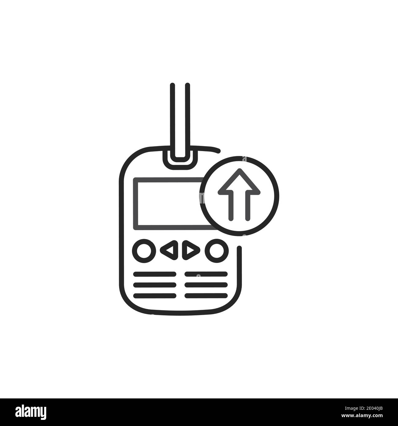 Blood glucose levels test color line icon. High blood sugar. Diabetes. Pictogram for web page, mobile app, promo. Editable stroke. Stock Vector
