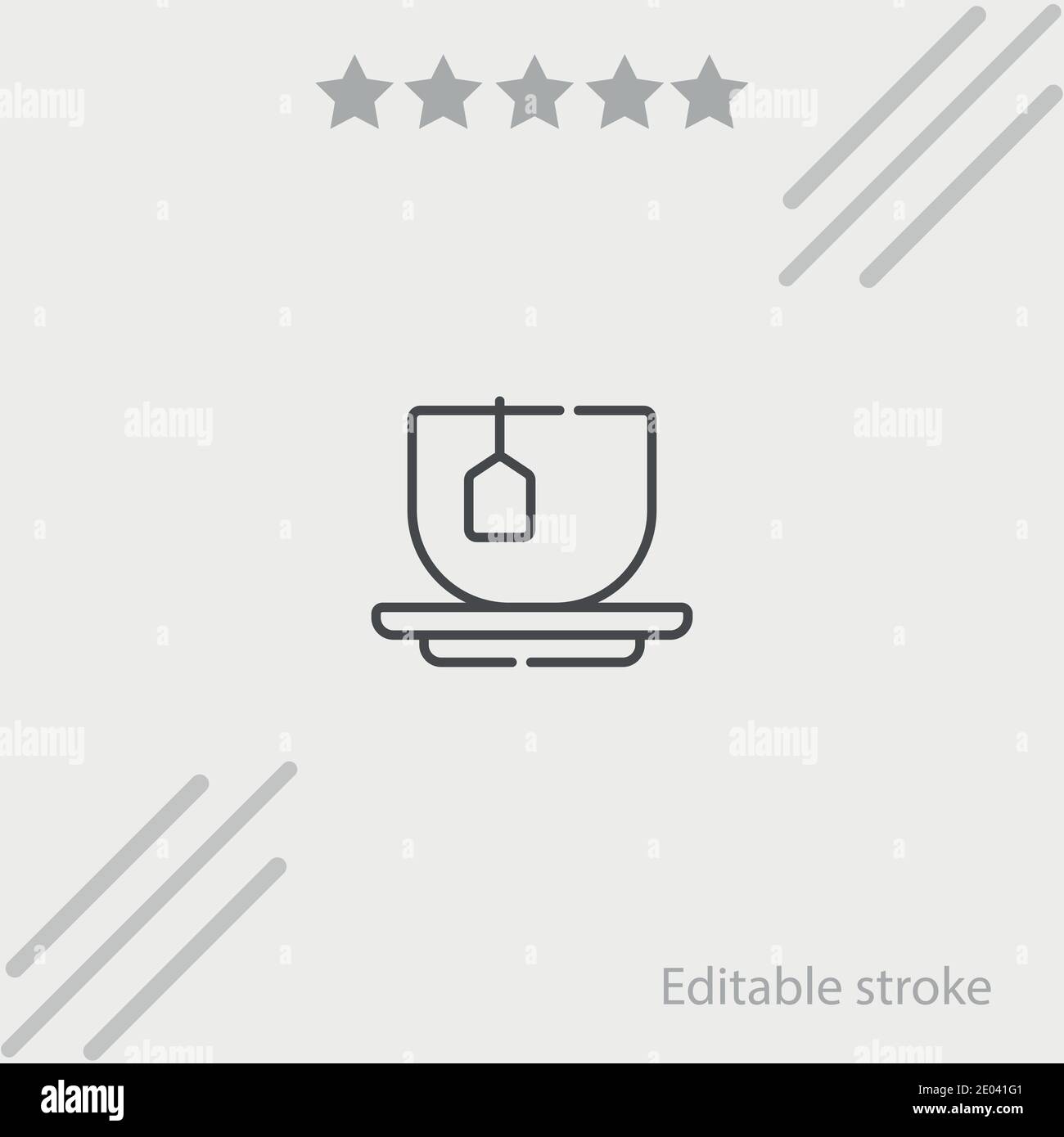 tea vector icon modern simple vector illustration Stock Vector Image ...