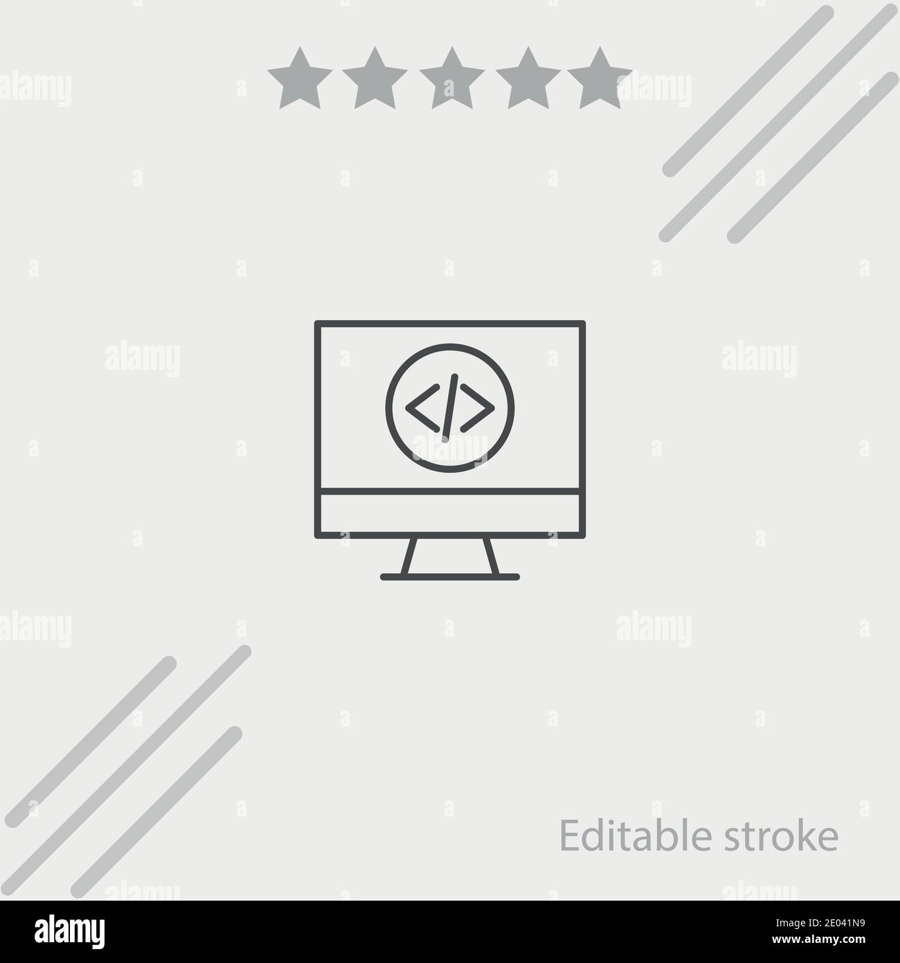 code vector icon modern simple vector illustration Stock Vector Image ...