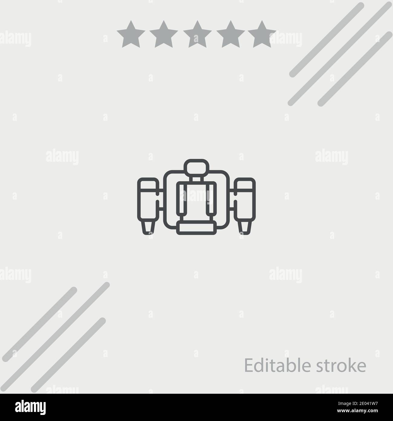 jetpack vector icon modern simple vector illustration Stock Vector