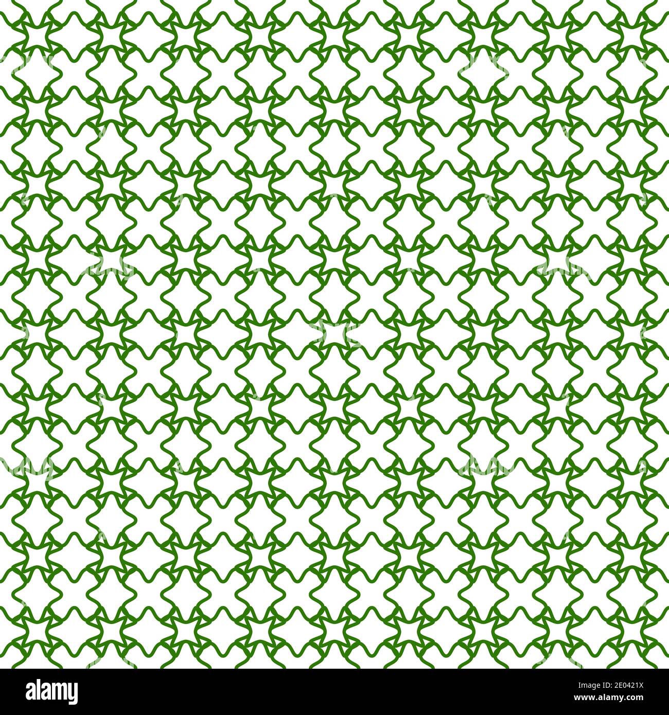 seamless guilloche background green, vector security grid for valuable documents, seamless guilloche grid pattern Stock Vector