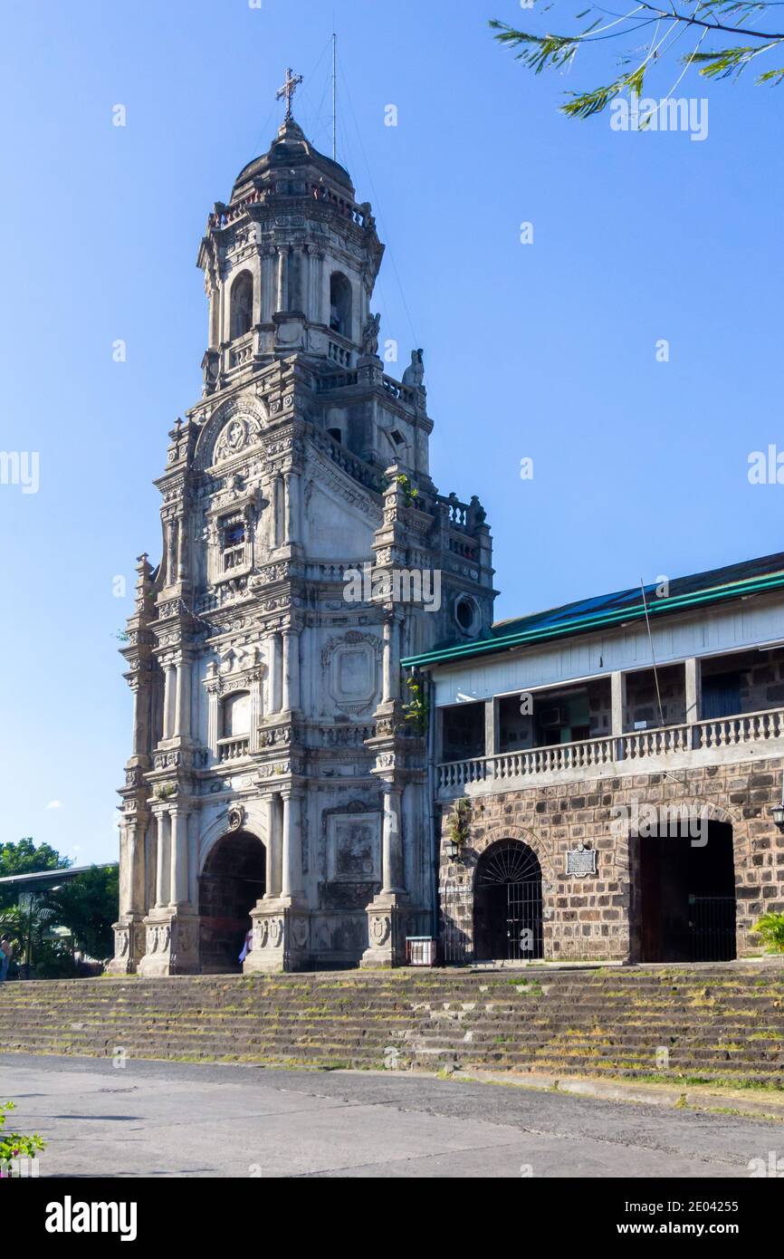 The baroque church of Morong in Rizal, Philippines Stock Photo
